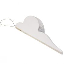 položky Vianočná guľa papierová medovníková ozdoba cibuľová biela FSC Ø12cm