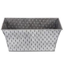 položky Zinková miska s diamantovým vzorom, 26 cm x 15,5 cm