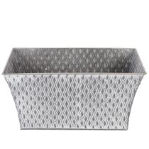 položky Zinková miska s diamantovým vzorom 30 cm × 18 cm V 15 cm