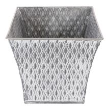 položky Zinková miska s diamantovým vzorom 30 cm × 18 cm V 15 cm