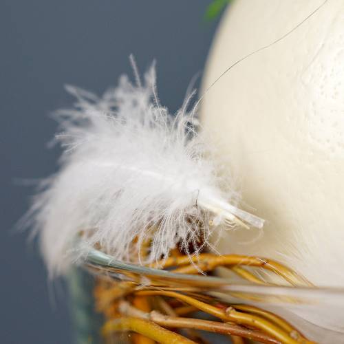 Floristik24 Pružina na drôte Biela 10m