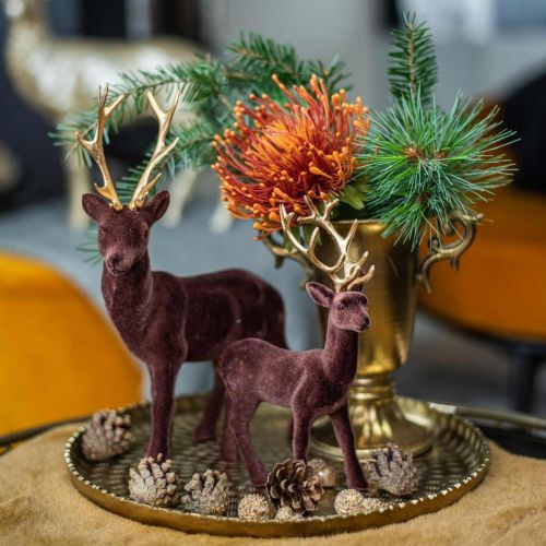 Floristik24 Podnos orientálneho vzhľadu, ozdobný tanier zlatý, ozdoba kovová Ø18,5cm