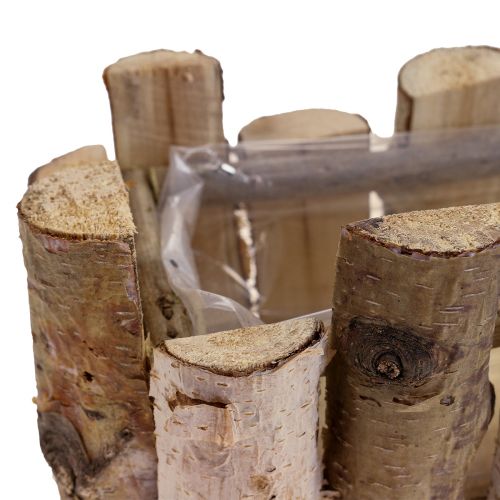 položky Rastlinný truhlík brezové konáre kvetinový truhlík drevo breza 27×13×10cm