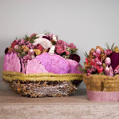 Floristik24 Vankúš mach, vinič 25cm x 25cm