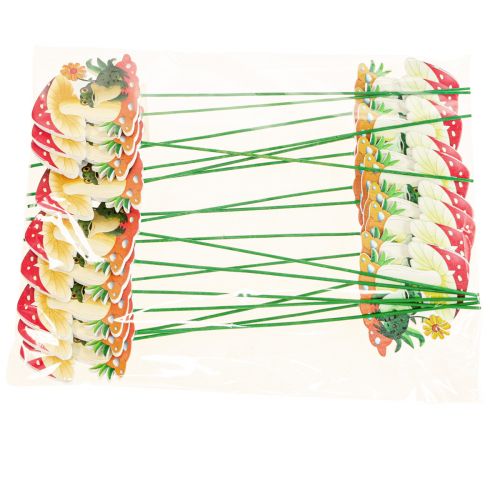 položky Ozdobná zátka drevená kvetinová zátka dekorácia žaba 6,5cm 18 ks