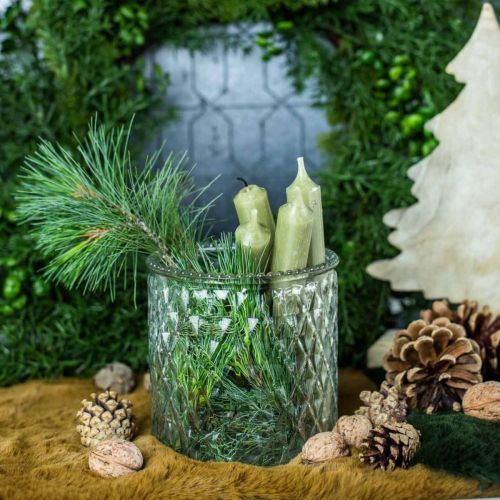 Floristik24 Ozdobný sklenený lampáš Ø12cm V12,5cm