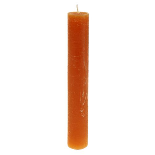 položky Kužeľové sviečky tmavooranžové jednofarebné Sunset 34x240mm 4ks