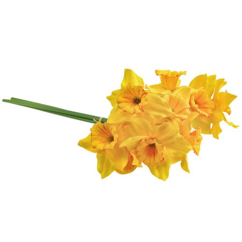 položky Dekorácia narcisy umelé kvety žlté narcisy 38cm 3 ks