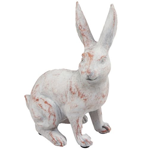 položky Sediaci králik dekoračný králik umelý kameň bielohnedý 15,5x8,5x22cm