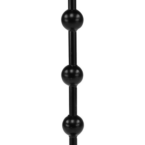položky Držiak na sviečku svietnik čierny kovový Ø7cm V19,5cm