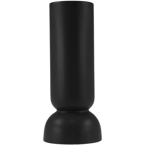 položky Keramická váza čierna Moderný oválny tvar Ø11cm V25,5cm