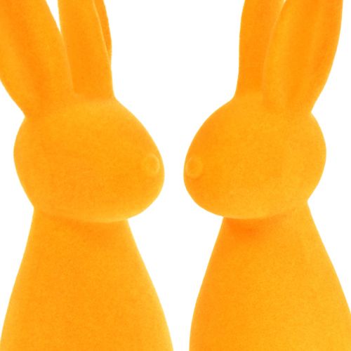 položky Veľkonočný zajačik oranžový vločkovaný veľkonočný zajačik 8x10x29cm 2ks