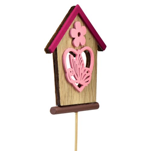 položky Kvetinová zátka pružinový domček motýľ kvet 8,5cm 12 ks