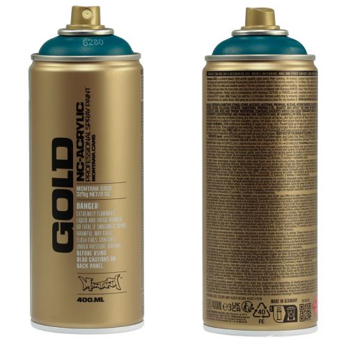 položky Spray Paint Spray Petrol Montana Gold Blue Matt 400ml
