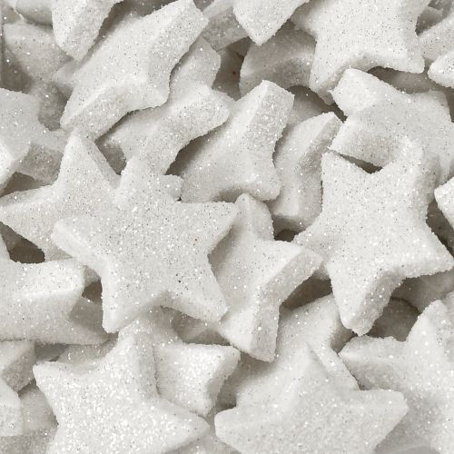 položky Roztrúsené hviezdičky s trblietavým krémom 2,5 cm 96 ks