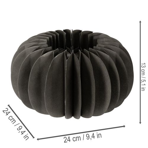 Papierové ozdobné krúžky s včelinou z tekvice 24 cm, 4 ks | Floristik24.sk