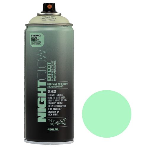 položky Fluorescenčná dóza na farbu v spreji Nightglow Green 400 ml