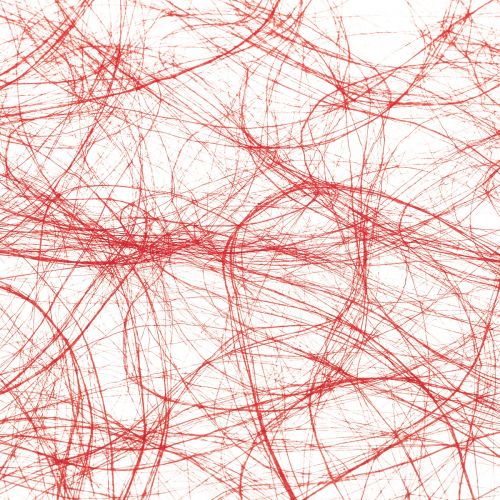 položky Deco fleece behúň na stôl Sizoweb červený 30cm 5m