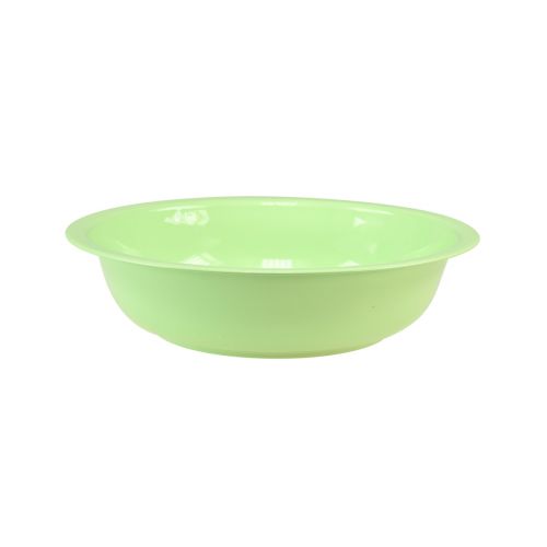 položky Ozdobná miska kovová smaltovaná miska zelená limetková 25cm