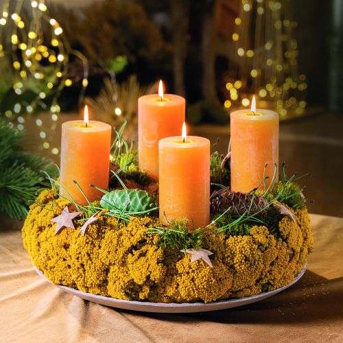 Sušené kvety rebríčka žltého Achillea Natur Gelb 1kg | Floristik24.sk