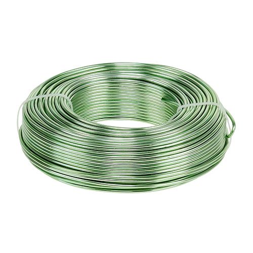 položky Hliníkový drôt Ø2mm 500g 60m mätovo zelený