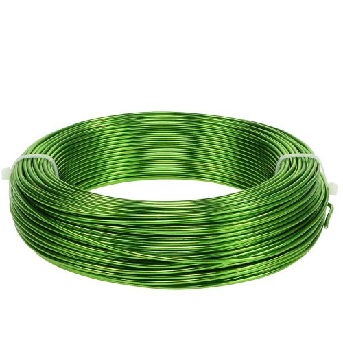 Hliníkový drôt Ø2mm Májová zelená 60m 500g