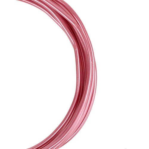 položky Hliníkový drôt 2mm ružový 3m