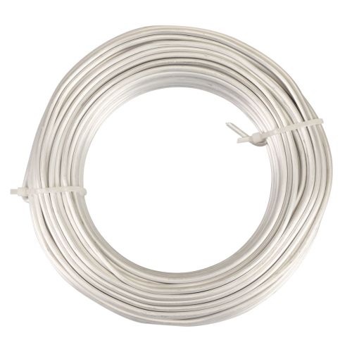 položky Hliníkový drôt hliníkový drôt 3mm bižutérny drôt bielo-strieborný matný 500g