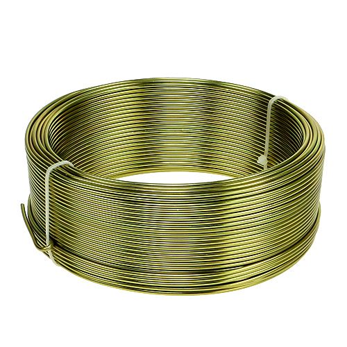 položky Hliníkový drôt Ø2mm olivovo zelený 500g (60m)