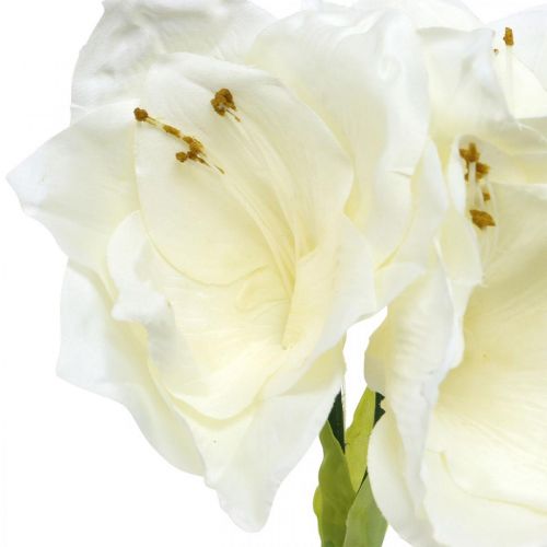 položky Umelý kvet Amaryllis biela rytierska hviezda Vianočná dekorácia V40cm