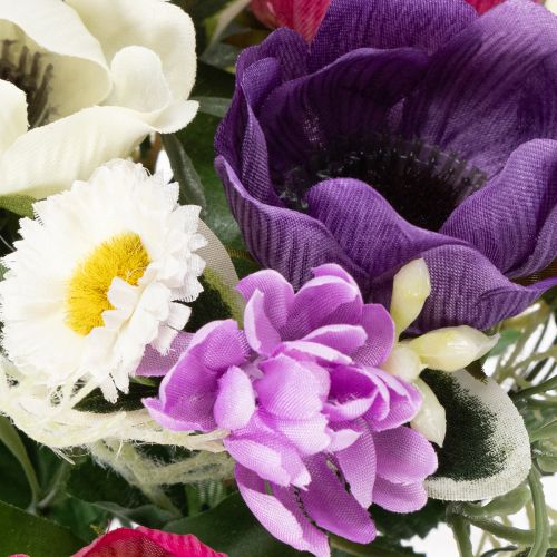 položky Umelá kytica sasaniek, jarná dekorácia, všestranná v modernom dizajne, 26 cm