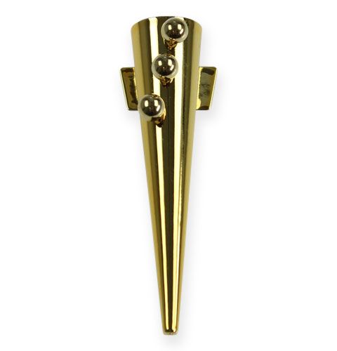 Floristik24 Svadobná špendlík s magnetom, lesklá zlatá 7cm