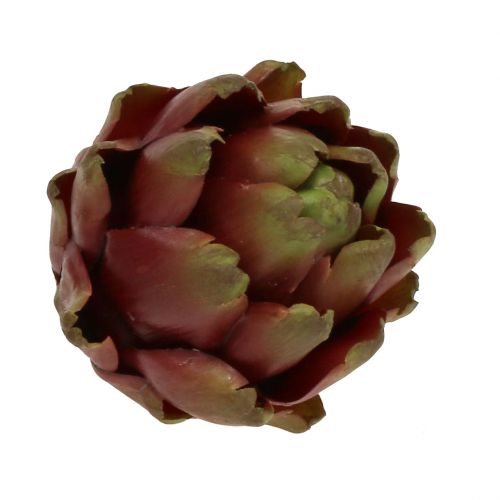 Floristik24 Artičok hnedá, zelená Ø10cm V11cm