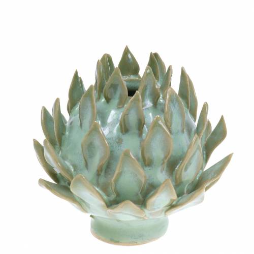 Floristik24 Dekoratívna váza Artikhock Ceramic Green Ø9,5cm V9cm