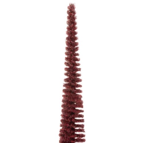 Dekoratívny vianočný stromček, štíhla figúrka stromčeka na drevenom podstavci, 60 cm | Floristik24.sk