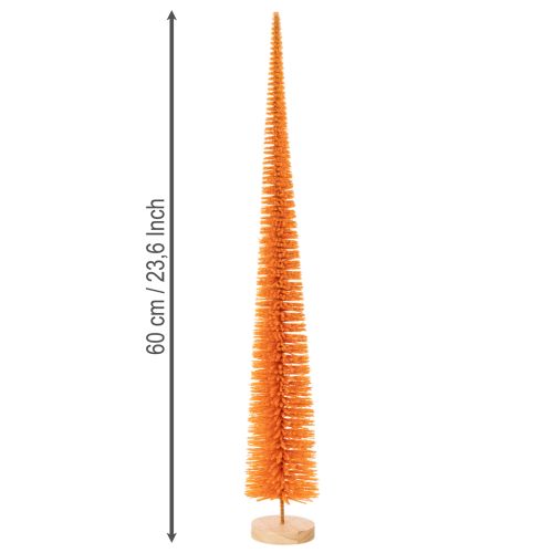 Umelá vianočná ozdoba na stromček na drevenom podstavci, 60 cm | Floristik24.sk