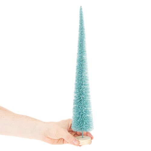 Umelý vianočný stromček, tenký, s dreveným podstavcom, 40 cm | Floristik24.sk