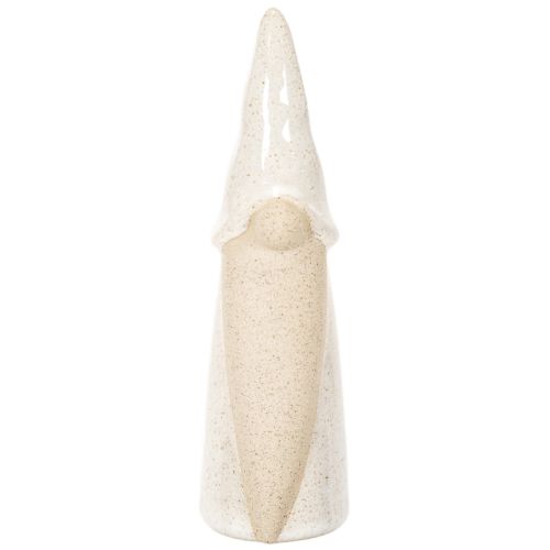 Dekoratívna figúrka škriatka, svetlá keramika, škandinávsky štýl, 18 cm, 3 kusy | Floristik24.sk