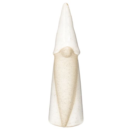 Dekoratívna figúrka škriatka na státie, vianočná dekorácia, keramická, 22 cm | Floristik24.sk