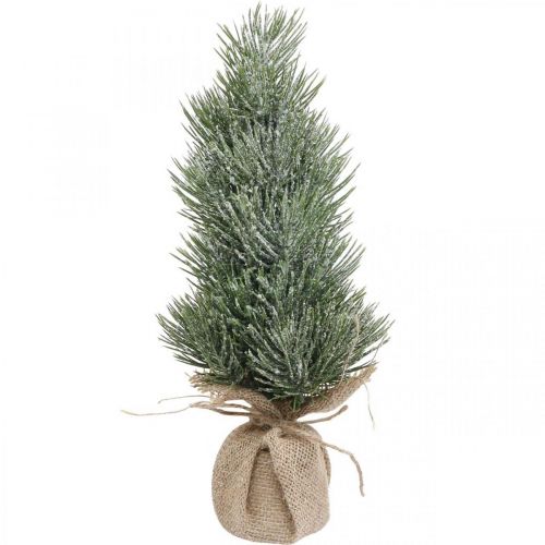 Mini vianočný stromček umelo zasnežovaný vo vreci V33cm