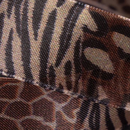 Dekoratívna stuha, zvieracia potlač, leopardí vzor, darčeková stuha, šírka 25 mm, dĺžka 20 m | Floristik24.sk