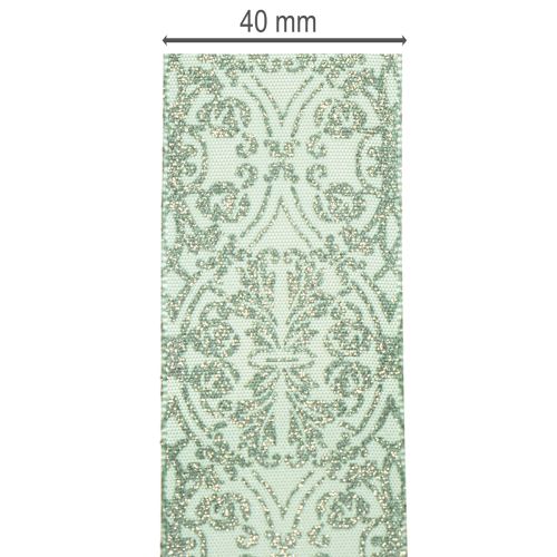 Darčeková stuha s klasickým vzorom na mašle a dekorácie, 40 mm x 15 m | Floristik24.sk