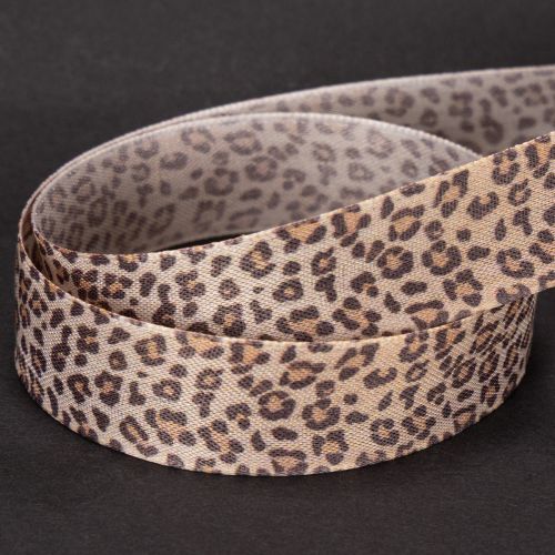 Darčeková stuha s leopardím vzorom, šírka 25 mm, dĺžka 18 m | Floristik24.sk