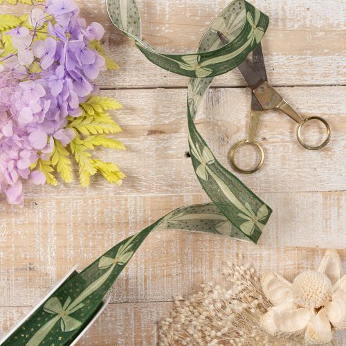 Darčeková stuha s mašľami pre kreatívne nápady, 25 mm x 18 m | Floristik24.sk