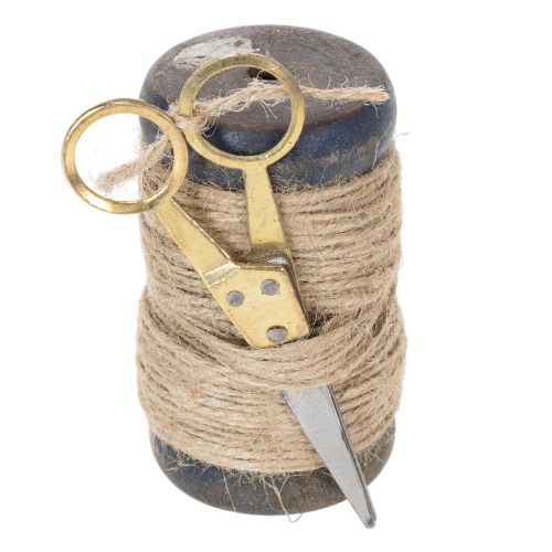 položky Jutová stuha s nožnicami Ø5cm V8cm 2ks