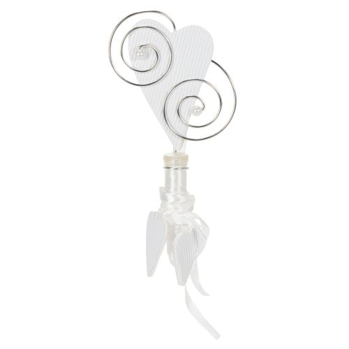 položky Vešiak na lavicu s trubicou a srdcom, 18 cm, 6 kusov