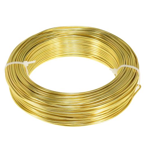 Remeselný drôt zlatý hliníkový drôt pre remeslá Ø2mm L60m