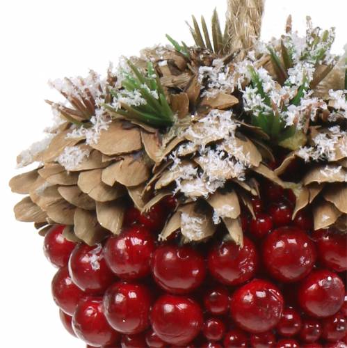 Floristik24 Deco vešiak bobuľa/žaluď 8,5cm