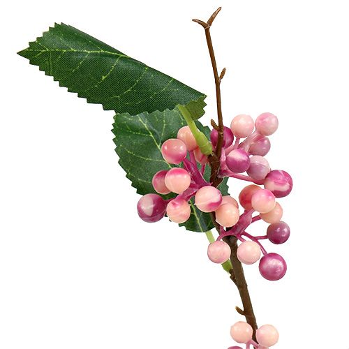 položky Bobuľová vetva umelá ružovo-fialová 64cm 6ks