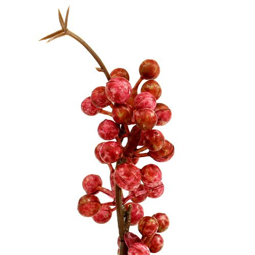 Floristik24 Bobuľová vetva ružová L 28cm 12ks